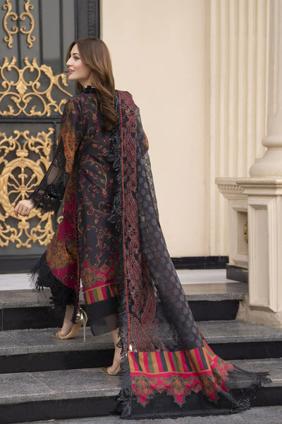 Modern Muse by Arwah – 3pc Printed & Chikankari Embroidered Grip Suit MMB6 main image 1