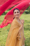 Taaron Jaisi by Mona – Matching Mother Daughter Mustard Shararah Outfits – TJM2