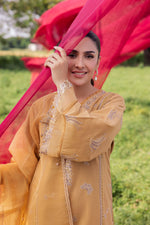 Taaron Jaisi by Mona – Matching Mother Daughter Mustard Shararah Outfits – TJM2