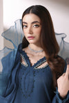 Starstruck by Ain – Teal Zari Chiffon 3pc Dress with Palazzo SBA1
