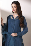 Starstruck by Ain – Teal Zari Chiffon 3pc Dress with Palazzo SBA1