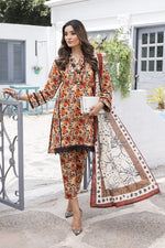 Sunset Ember Tanadora Lawn 3pc Suit – SLF4