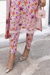 Blush Bloom Floral Tanadora Lawn 3pc Suit – SLF2