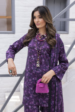 Plum Petal Tanadora Lawn 3pc Suit – SLF5