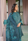 Winter Weaves by Sahar – 3pc Printed Khaddar Suit with Lace Detailing WWS8
