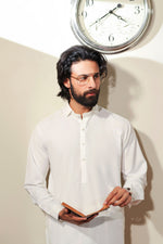 Ally's Classic White Wash & Wear Kurta Shalwar – Ready to Wear | MBA2