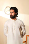 Ally's Off-White Wash & Wear Kurta Shalwar – Ready to Wear | MBA4