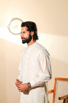 Ally's Off-White Wash & Wear Kurta Shalwar – Ready to Wear | MBA4