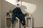 Teal Blue Embroidered Silk Farshi Salwar Suit Pakistani Outfit– Mehek by Mona MBM4
