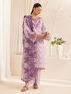 3pc Silk Lawn Printed & Embroidered Suit by Mohagni 01