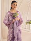 3pc Silk Lawn Printed & Embroidered Suit by Mohagni 01