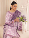3pc Silk Lawn Printed & Embroidered Suit by Mohagni 01