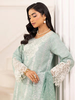 3pc Silk Lawn Printed & Embroidered Suit by Mohagni 10