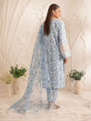 3pc Silk Lawn Printed & Embroidered Suit by Mohagni 02