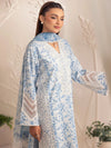 3pc Silk Lawn Printed & Embroidered Suit by Mohagni 02