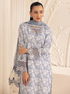 3pc Silk Lawn Printed & Embroidered Suit by Mohagni 03