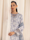 3pc Silk Lawn Printed & Embroidered Suit by Mohagni 03