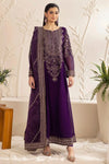 3PC EMBROIDERED CHIFFON LONG DRESS BY MOHAGNI 13