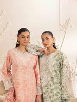 3pc Silk Lawn Printed & Embroidered Suit by Mohagni 04
