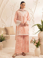 3pc Silk Lawn Printed & Embroidered Suit by Mohagni 04