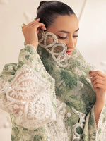 3pc Silk Lawn Printed & Embroidered Suit by Mohagni 05