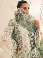 3pc Silk Lawn Printed & Embroidered Suit by Mohagni 05