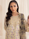 3pc Silk Lawn Printed & Embroidered Suit by Mohagni 06