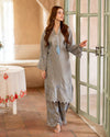 Day to Night by Mona – Raw Silk Chikankari 2pc Co-ord Set DNM4