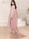 3pc Silk Lawn Printed & Embroidered Suit by Mohagni 09