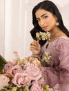 3pc Silk Lawn Printed & Embroidered Suit by Mohagni 09