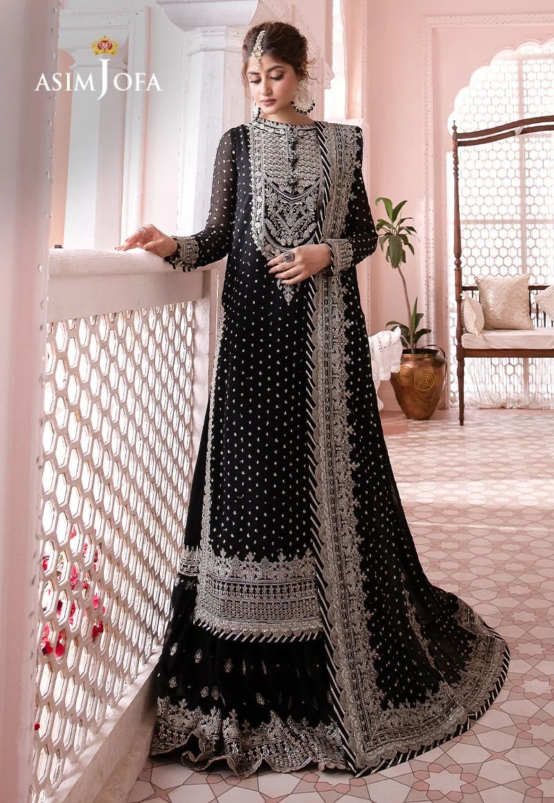 ASIM JOFA CHANDNI CHIFFON FORMALS AJCC03 – The Zaibai