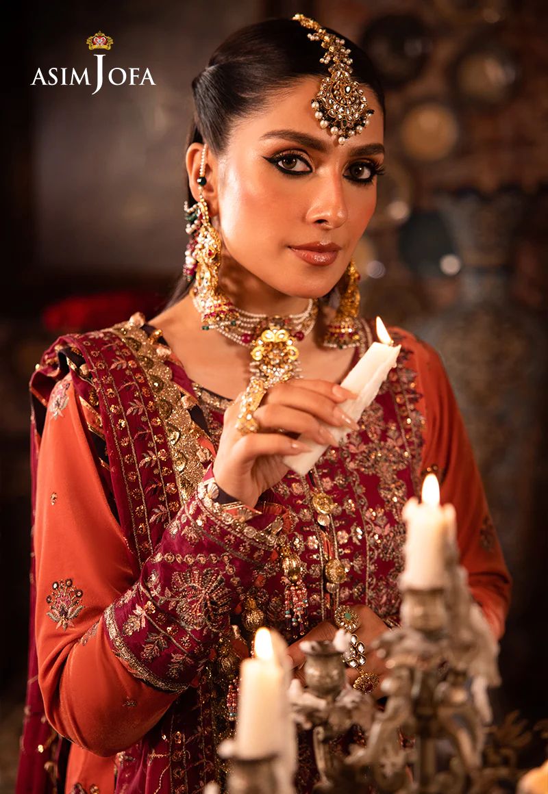 ASIM JOFA MAKHMAL WEDDING VELVET 01