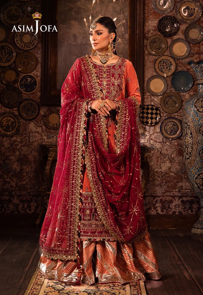 ASIM JOFA MAKHMAL WEDDING VELVET 01