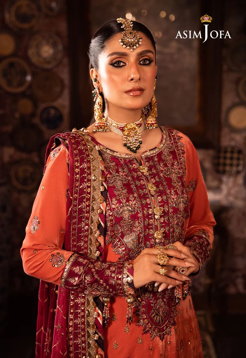 ASIM JOFA MAKHMAL WEDDING VELVET 01
