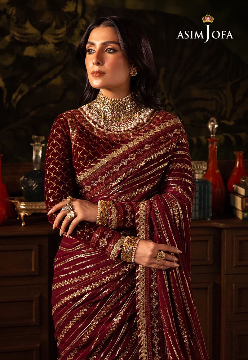 ASIM JOFA MAKHMAL WEDDING VELVET 02