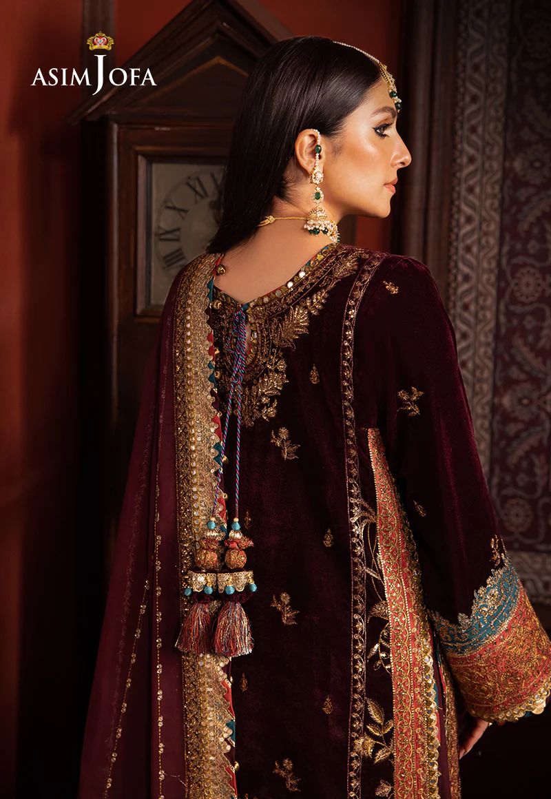 ASIM JOFA MAKHMAL WEDDING VELVET 09