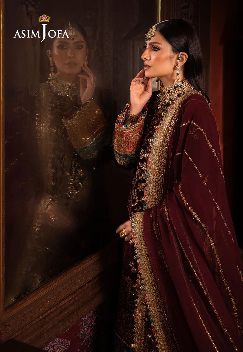 ASIM JOFA MAKHMAL WEDDING VELVET 09