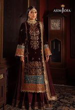 ASIM JOFA MAKHMAL WEDDING VELVET 09
