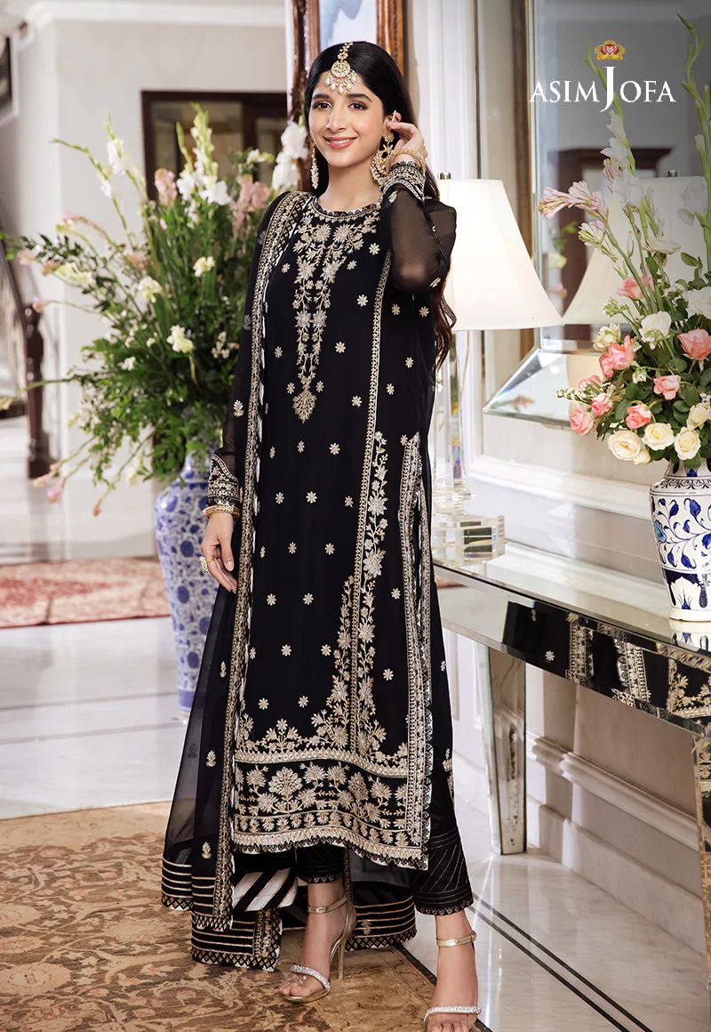 ASIM JOFA ZARI SITARA 14