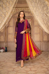 CHIFFON EMBROIDERED FORMAL DRESS BY ALEEZAY 11