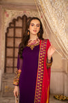 CHIFFON EMBROIDERED FORMAL DRESS BY ALEEZAY 11