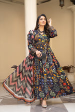 MONA LINEN LUXURY FROCK MH12