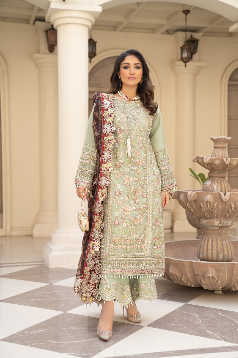 ARWAH ORGANZA LUXURY FORMAL DRESS VA1