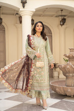 ARWAH ORGANZA LUXURY FORMAL DRESS VA1