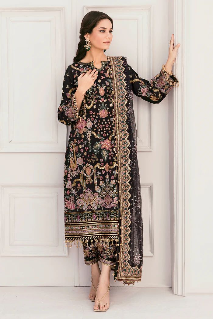 BAROQUE RAW SILK FORMAL DRESS BQF5 The Zaibai BAROQUE RAW SILK FORMAL DRESS BQF5 The Zaibai