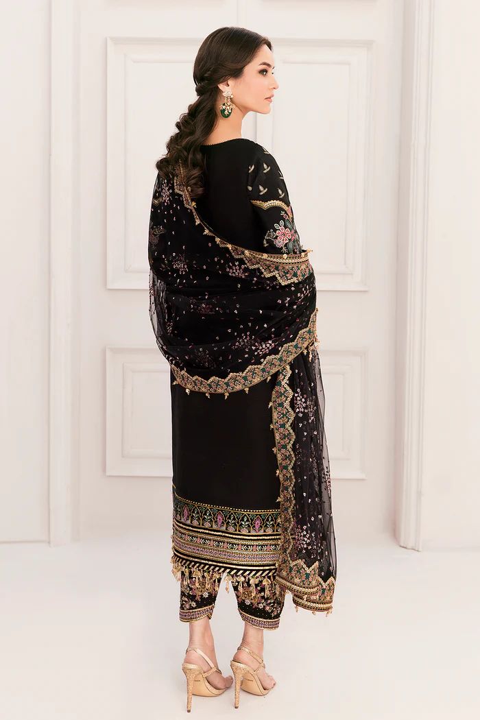 BAROQUE RAW SILK FORMAL DRESS BQF5 – The Zaibai