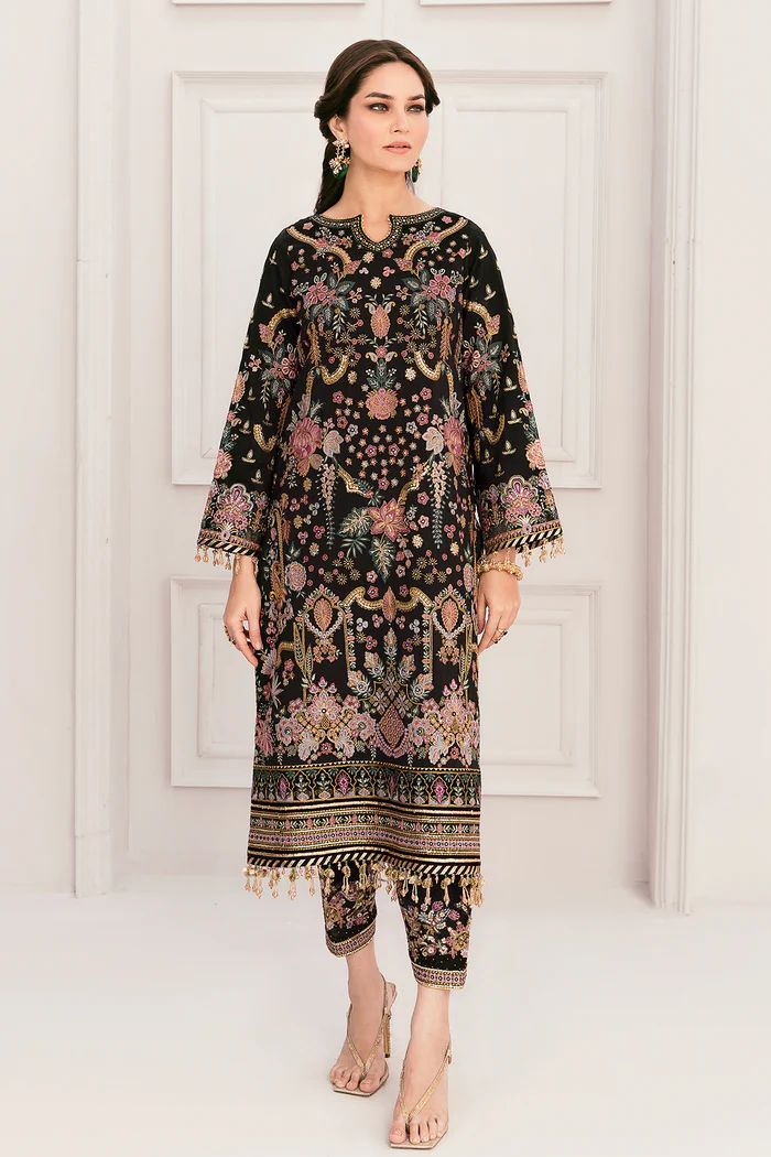 BAROQUE RAW SILK FORMAL DRESS BQF5 The Zaibai BAROQUE RAW SILK FORMAL DRESS BQF5 The Zaibai