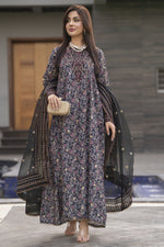 3pc Ready to Wear Silk Lawn Frock  BY MOHAGNI 18