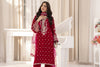 Makhmal by Gul Warun Shocking Pink 3pc Velvet Embroidered Suit MBG2