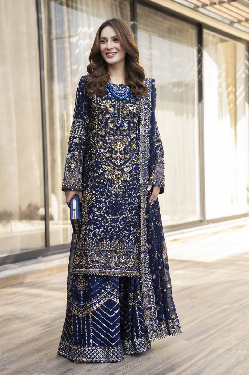 Shaadi Glam Formal Designer Womenswear Dress by Silver SGFD3
